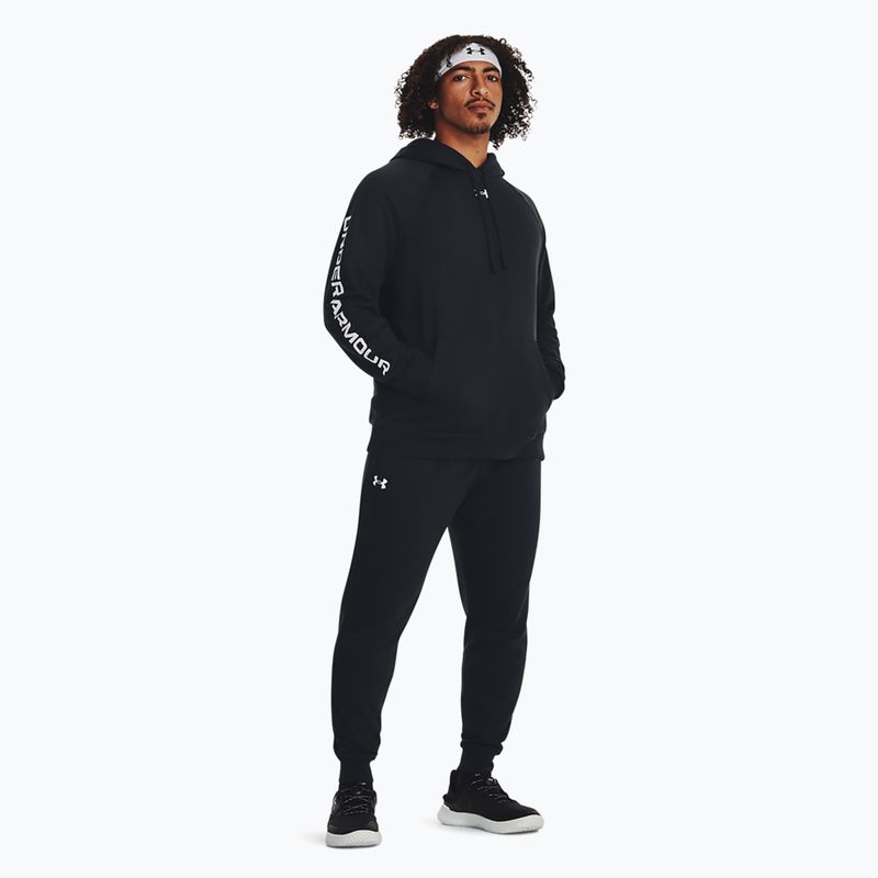 Under Armour ανδρική φόρμα Rival Fleece Suit μαύρο/λευκό