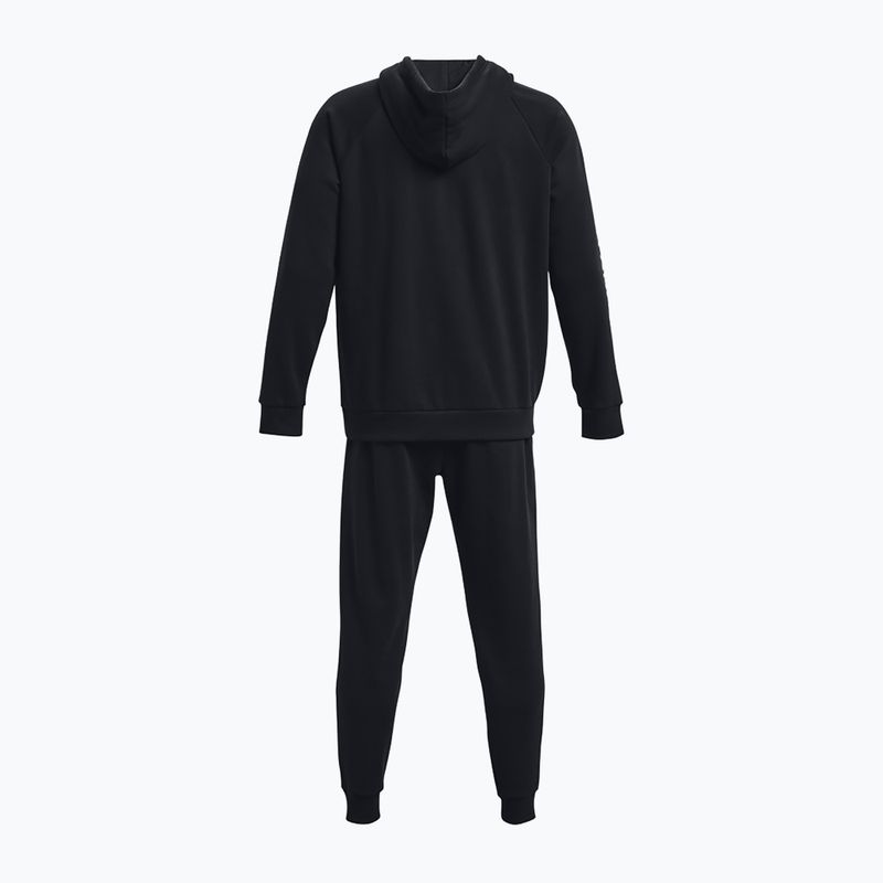 Under Armour ανδρική φόρμα Rival Fleece Suit μαύρο/λευκό 6