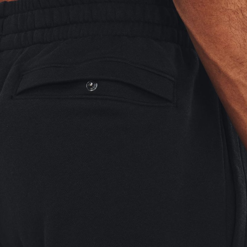 Under Armour ανδρικό παντελόνι προπόνησης Rival Fleece Joggers μαύρο/λευκό 3