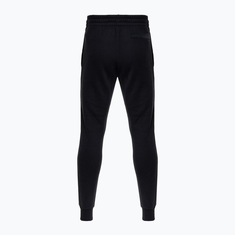 Under Armour ανδρικό παντελόνι προπόνησης Rival Fleece Joggers μαύρο/λευκό 5