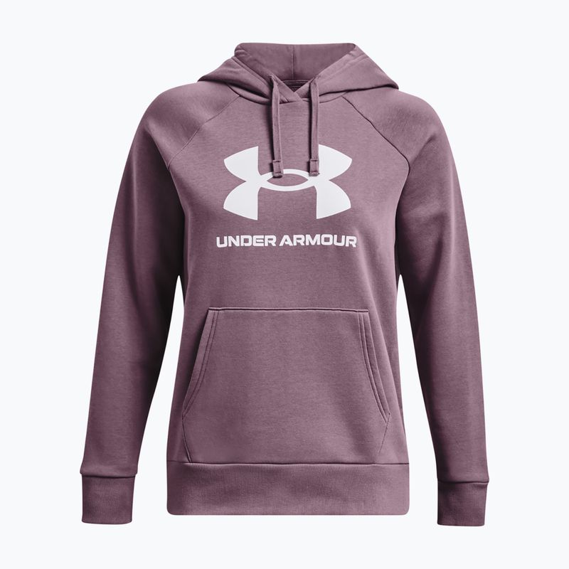 Γυναικείο φούτερ προπόνησης Under Armour Rival Fleece Big Logo misty purple/white 5