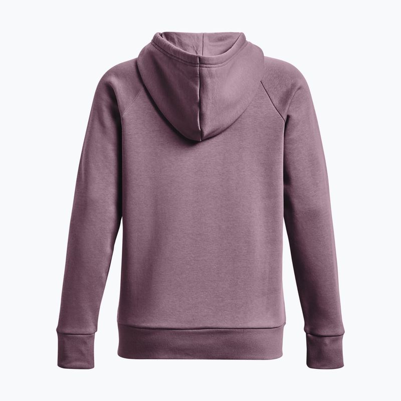 Γυναικείο φούτερ προπόνησης Under Armour Rival Fleece Big Logo misty purple/white 6