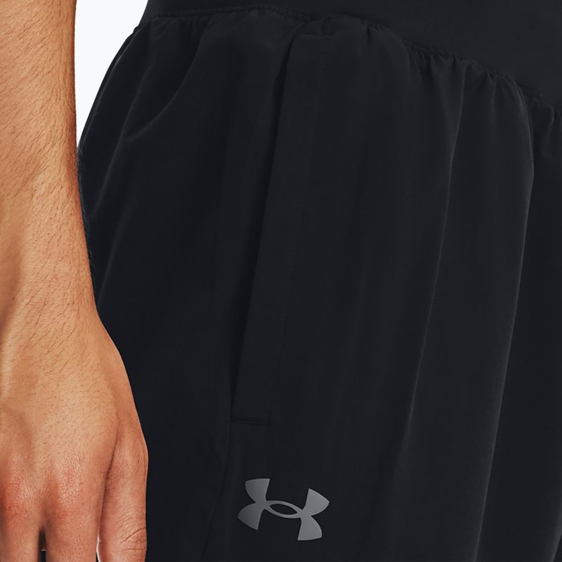 Ανδρικό Under Armour Stretch Woven Joggers μαύρο/γκρι 4