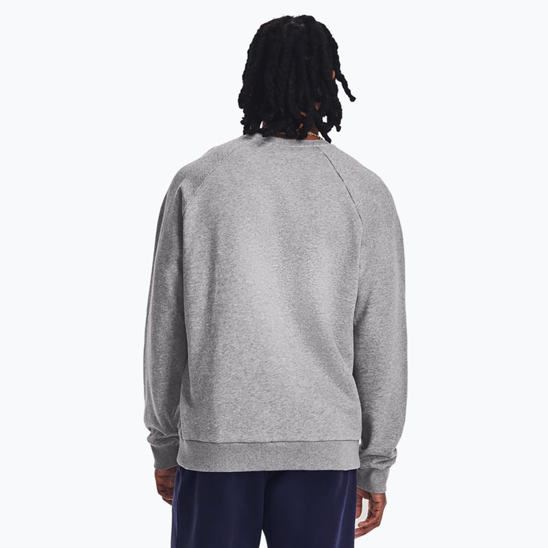 Ανδρικό φούτερ Under Armour Rival Fleece Crew castlerock light heather/white 3