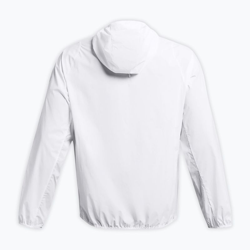 Ανδρικό μπουφάν για τρέξιμο Under Armour Phantom Windbreaker white/distant gray/halo gray 2