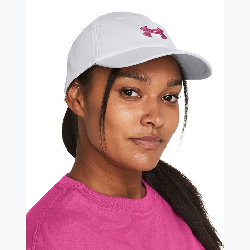 Γυναικείο καπέλο μπέιζμπολ Under Armour Blitzing Adj halo gray/astro pink 4