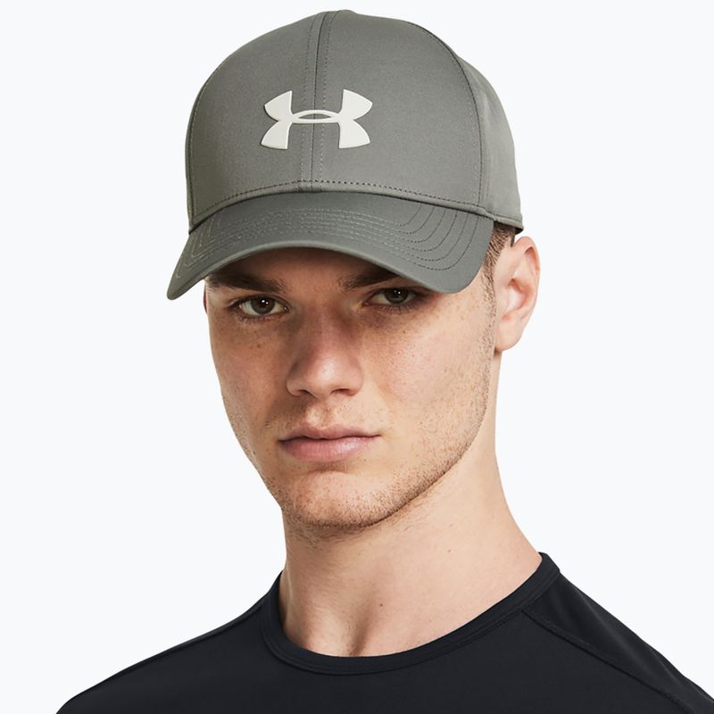 Under Armour Storm Blitzing clay πράσινο/λευκό καπέλο μπέιζμπολ από άργιλο 3