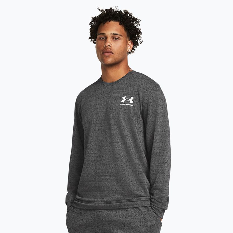 Ανδρικό φούτερ Under Armour Rival Terry Lc Crew castlerock light heather/onyx white