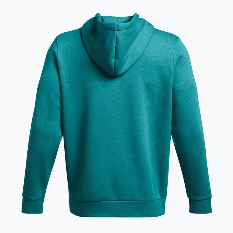 Ανδρικό φούτερ Under Armour Essential Fleece Hoodie circuit teal light heather/circuit teal 6