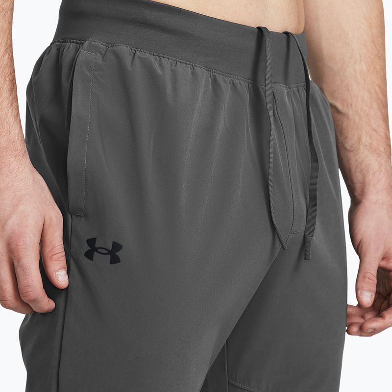 Ανδρικό Under Armour Stretch Woven Joggers castlerock/μαύρο 4