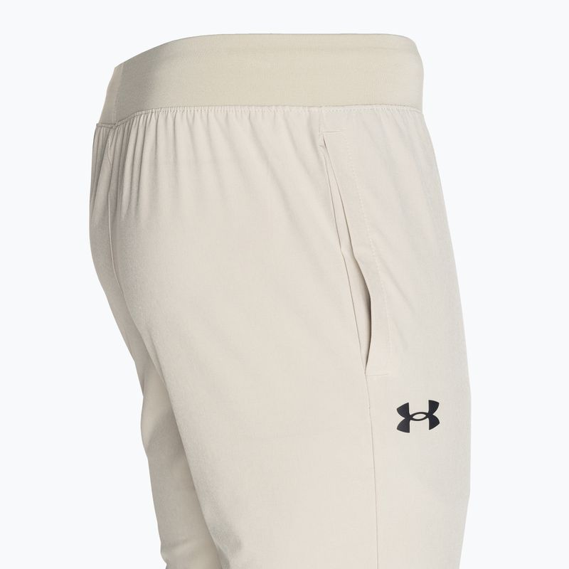 Ανδρικό Under Armour Stretch Woven Joggers χακί βάση/μαύρο παντελόνι 7