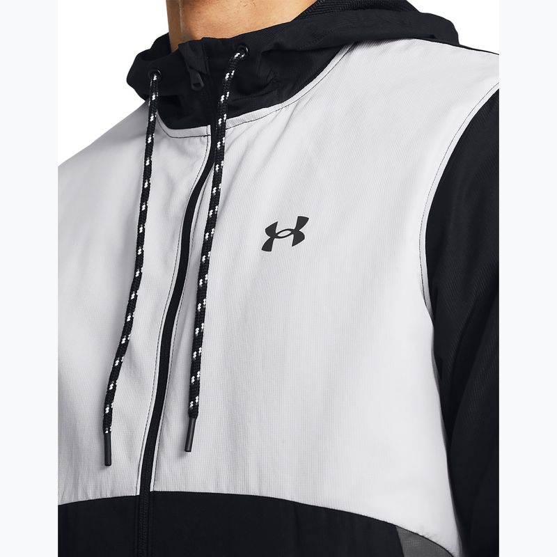 Ανδρικό μπουφάν προπόνησης Under Armour Legacy Windbreaker black/castlerock/castlerock 3