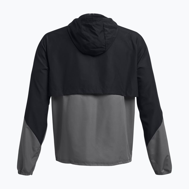 Ανδρικό μπουφάν προπόνησης Under Armour Legacy Windbreaker black/castlerock/castlerock 5