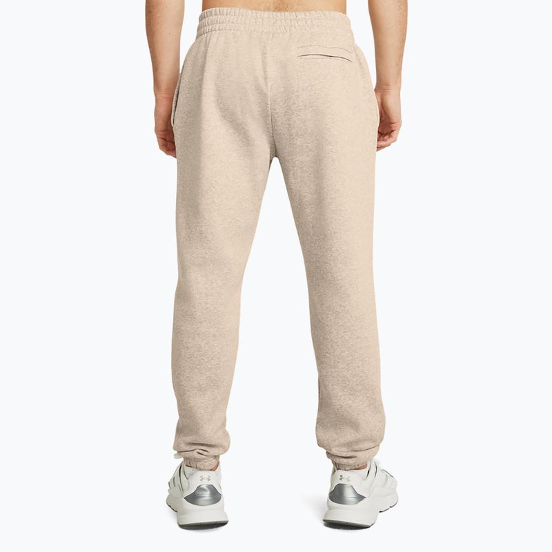 Under Armour Essential Fleece Joggers ανδρικό παντελόνι προπόνησης timberwolf taupe light hthr/timberwolf taupe 3