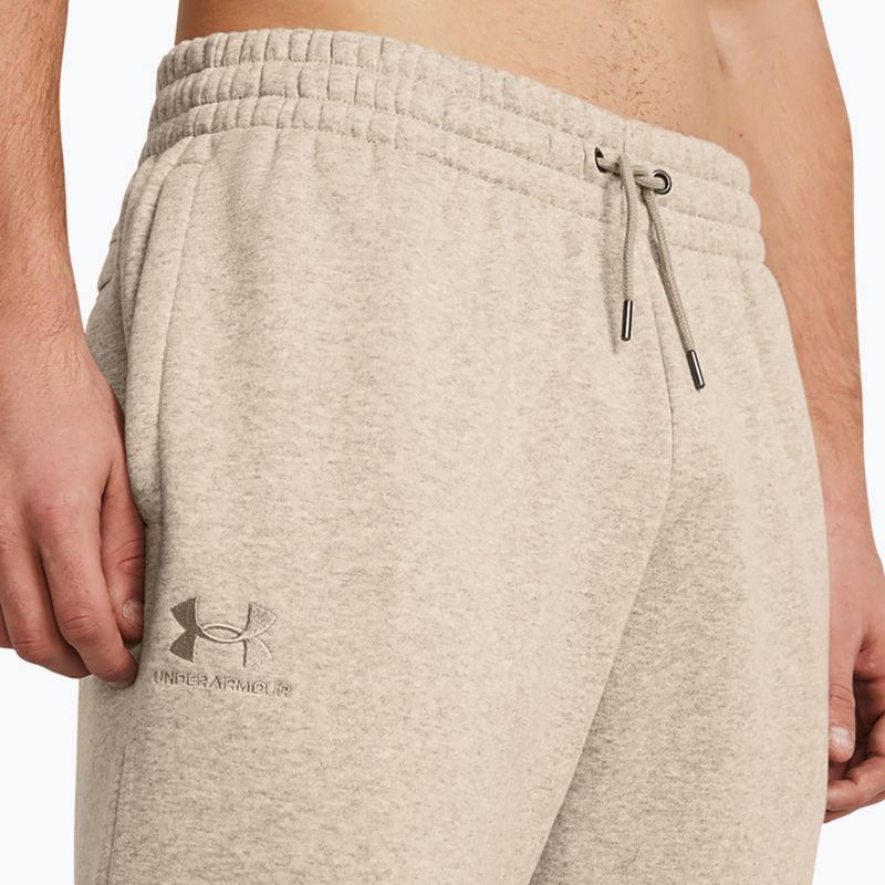 Under Armour Essential Fleece Joggers ανδρικό παντελόνι προπόνησης timberwolf taupe light hthr/timberwolf taupe 4