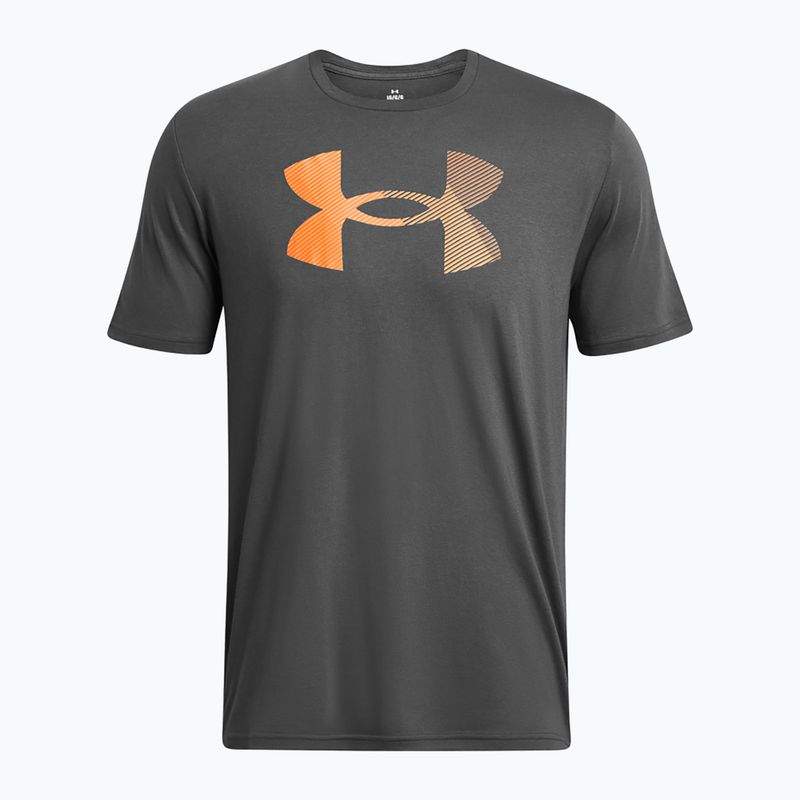 Under Armour Big Logo Fill ανδρικό προπονητικό t-shirt castlerock/atomic/wild orange 3