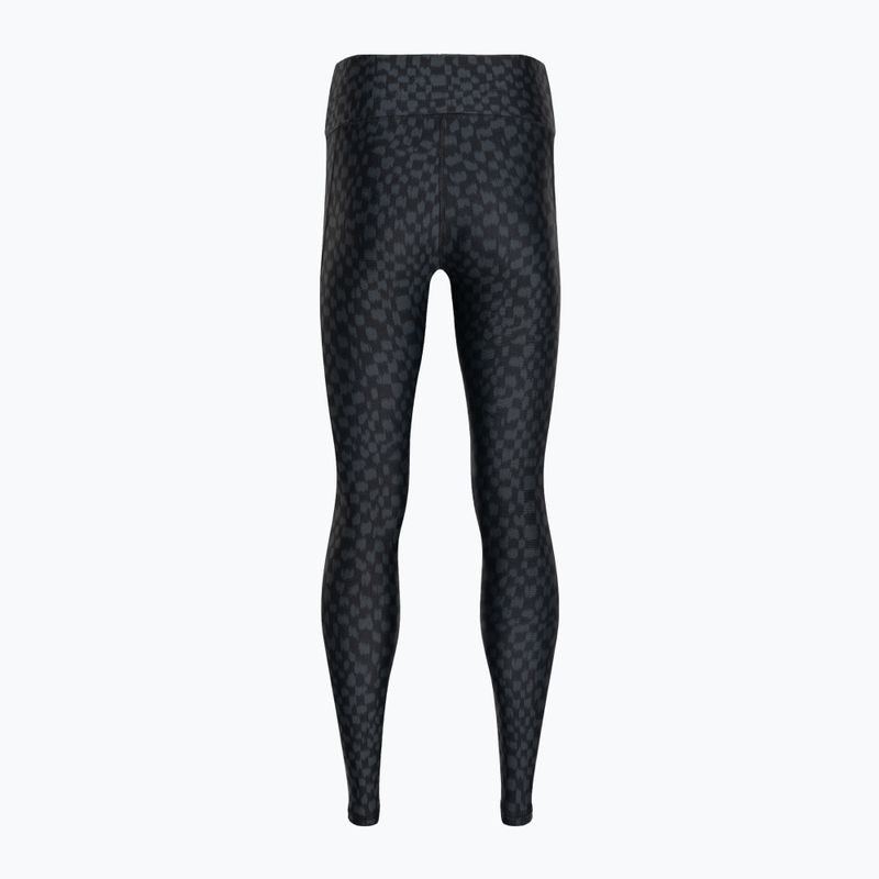 Γυναικείο κολάν Under Armour Armour Armour Aop Ankle Compression μαύρο/ανθρακί/λευκό 6