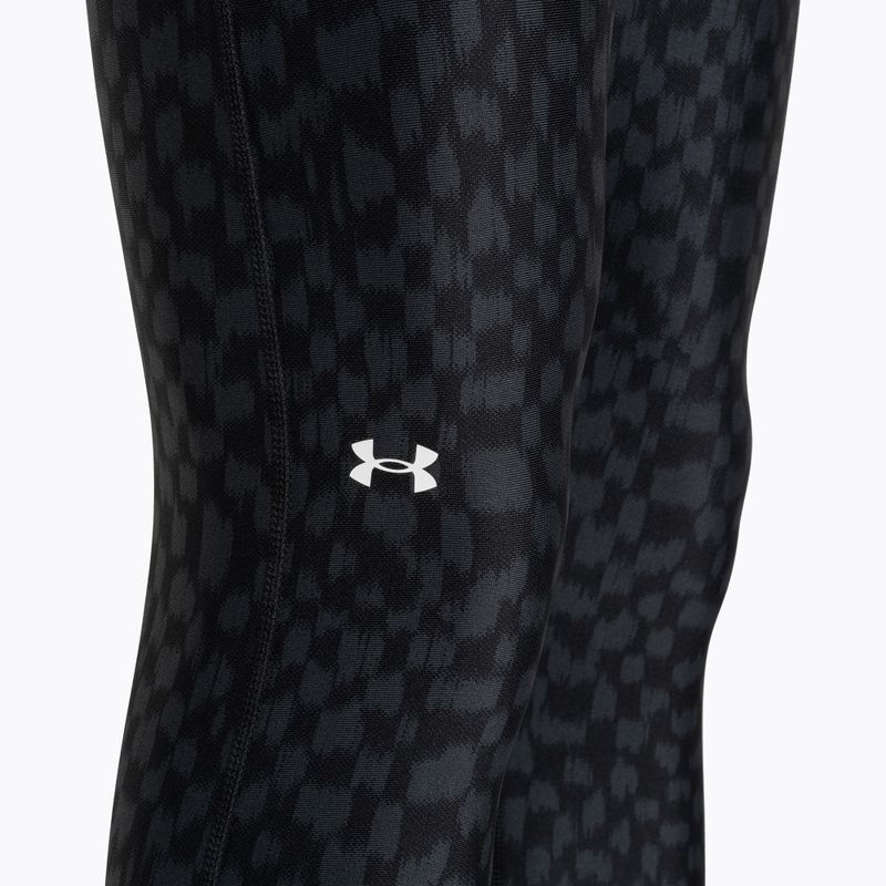 Γυναικείο κολάν Under Armour Armour Armour Aop Ankle Compression μαύρο/ανθρακί/λευκό 7