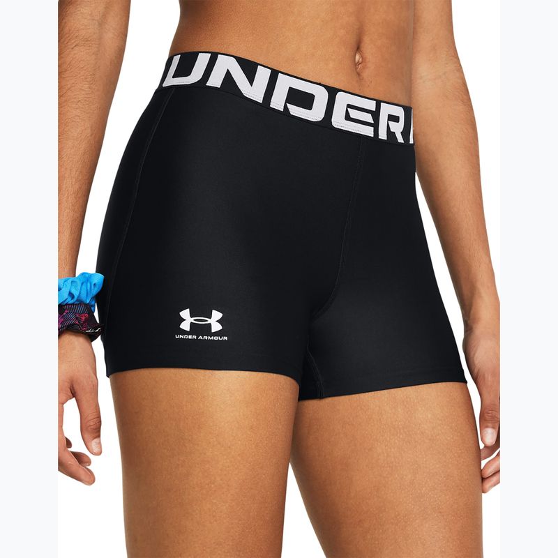 Under Armour γυναικείο σορτς HG Authentics μαύρο/λευκό 4