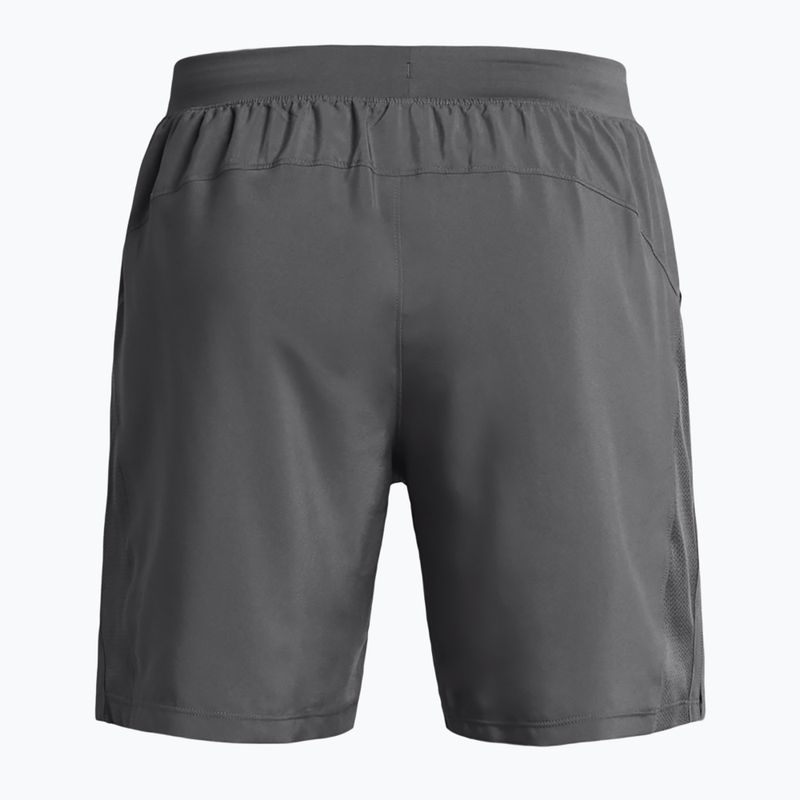 Ανδρικό Under Armour Launch 7" castlerock/castlerock/ αντανακλαστικό σορτς για τρέξιμο 7