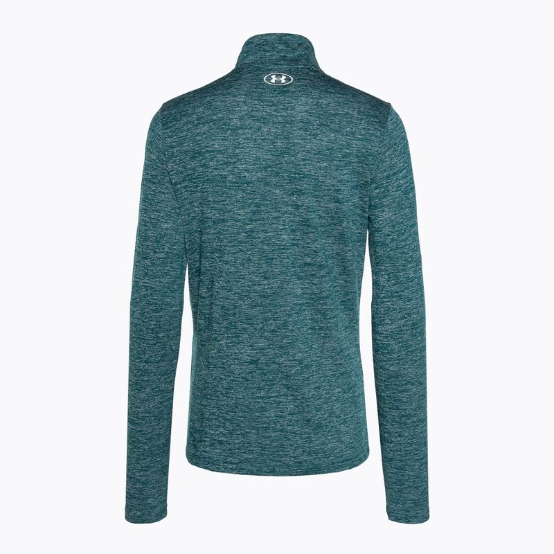 Γυναικείο φούτερ Under Armour Tech 1/2 Zip-Twist hydro teal/λευκό 4