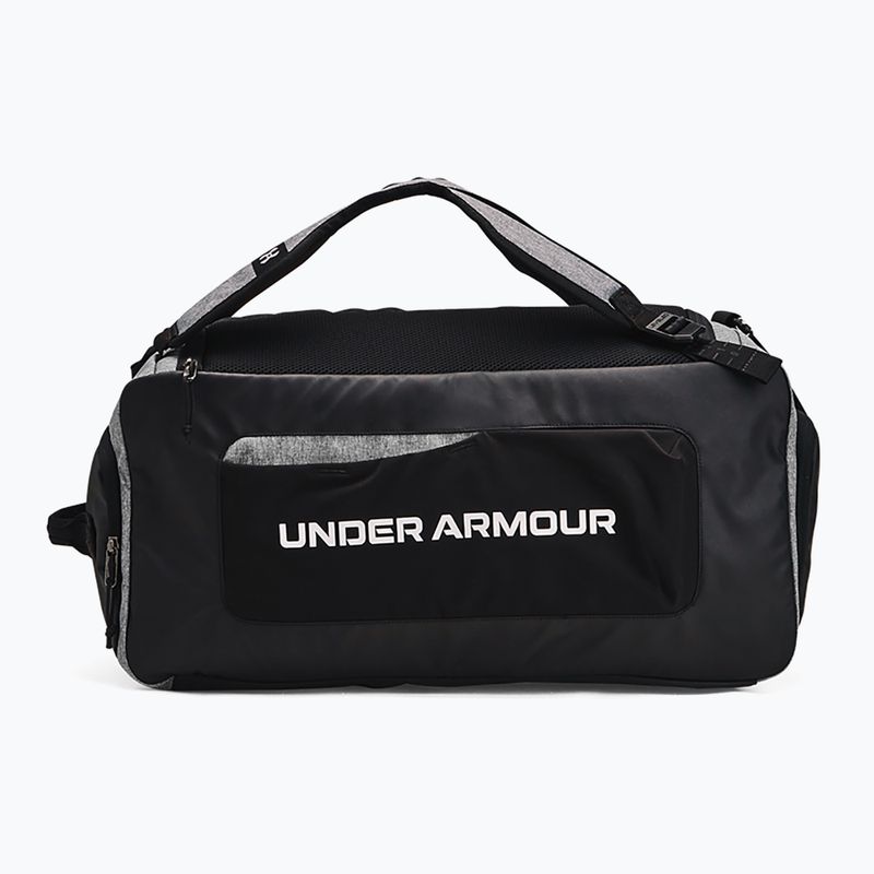 Under Armour Contain Duo 50 l castlerock medium heather/μαύρη τσάντα προπόνησης 2