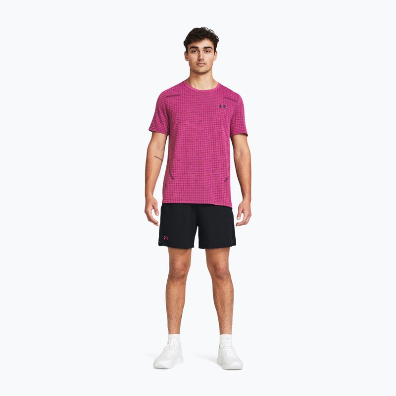 Under Armour ανδρικό προπονητικό σορτς Ua Vanish Woven 6in μαύρο/astro pink 2