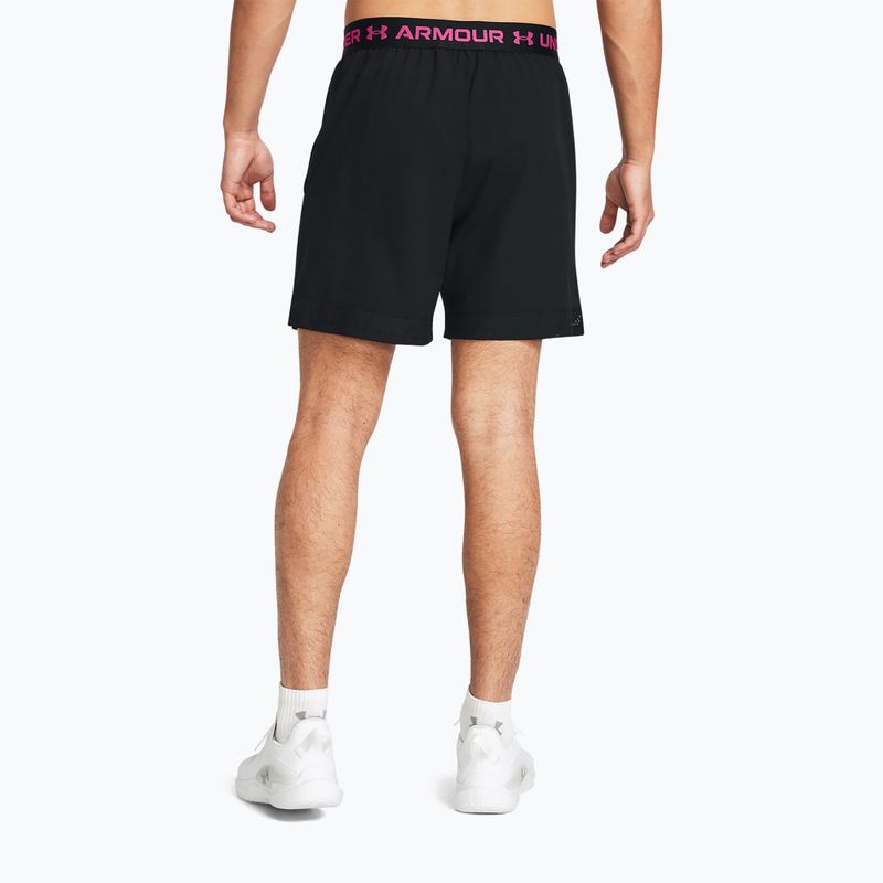 Under Armour ανδρικό προπονητικό σορτς Ua Vanish Woven 6in μαύρο/astro pink 3