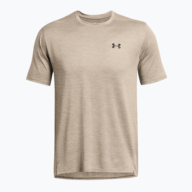 Under Armour Tech Vent ανδρικό πουκάμισο προπόνησης timberwolf taupe/μαύρο 3