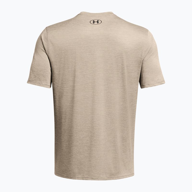 Under Armour Tech Vent ανδρικό πουκάμισο προπόνησης timberwolf taupe/μαύρο 4