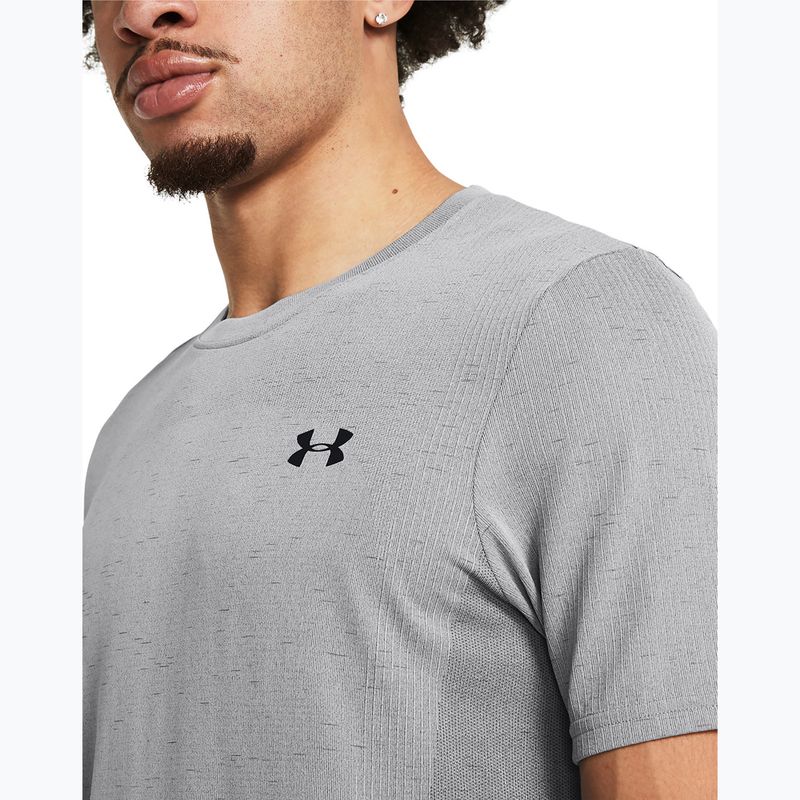 Under Armour ανδρικό t-shirt Vanish Seamless mod γκρι/μαύρο 3