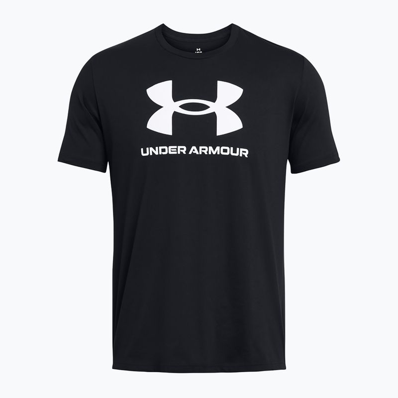 Ανδρικό t-shirt Under Armour Sportstyle Logo Update μαύρο/λευκό 3