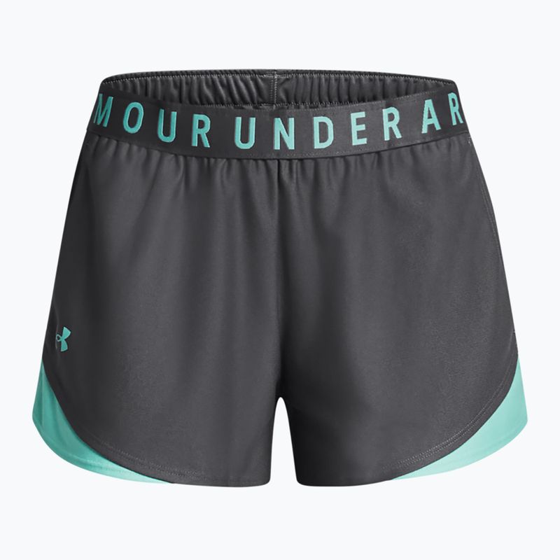 Under Armour γυναικεία σορτς Play Up 3.0 castlerock/radial turquoise/radial turquoise 5