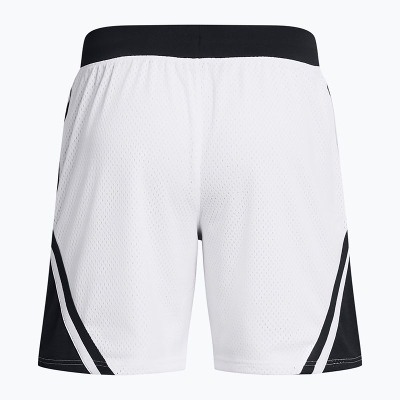 Ανδρικά σορτς μπάσκετ Under Armour Curry Mesh Short 4 λευκό/μαύρο/λευκό 2