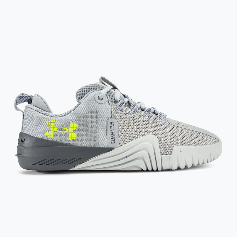 Under Armour ανδρικά παπούτσια προπόνησης TriBase Reign 6 mod gray/starlight/high vis yellow 2