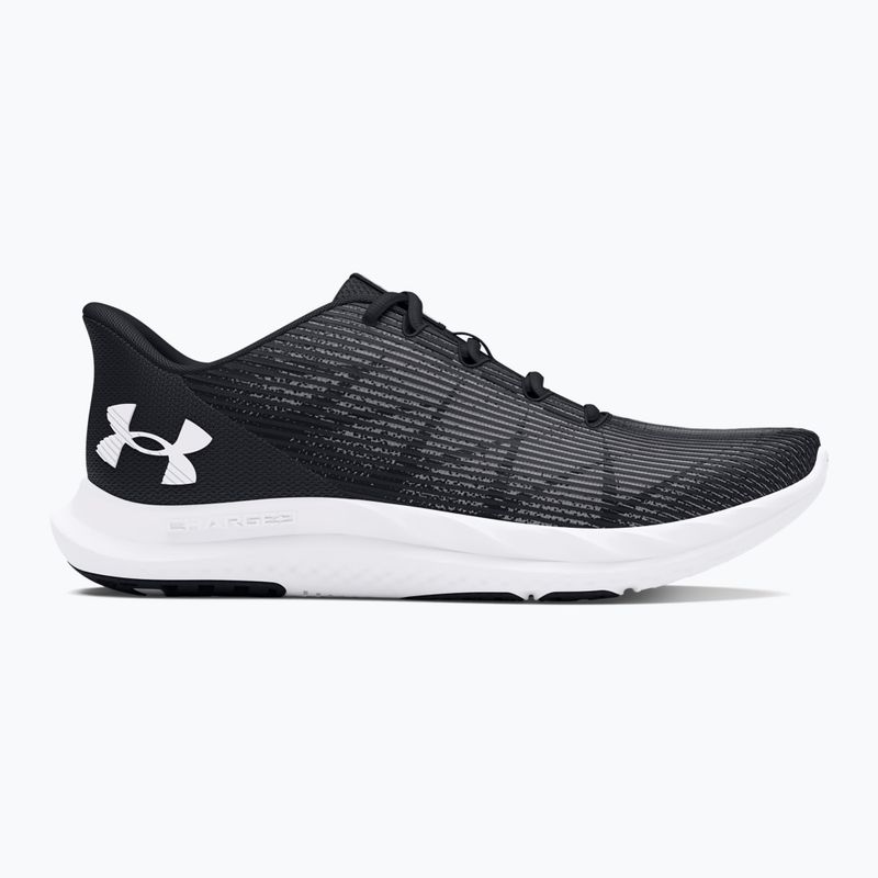 Under Armour Charged Speed Swift γυναικεία παπούτσια για τρέξιμο μαύρο/μαύρο/λευκό 8