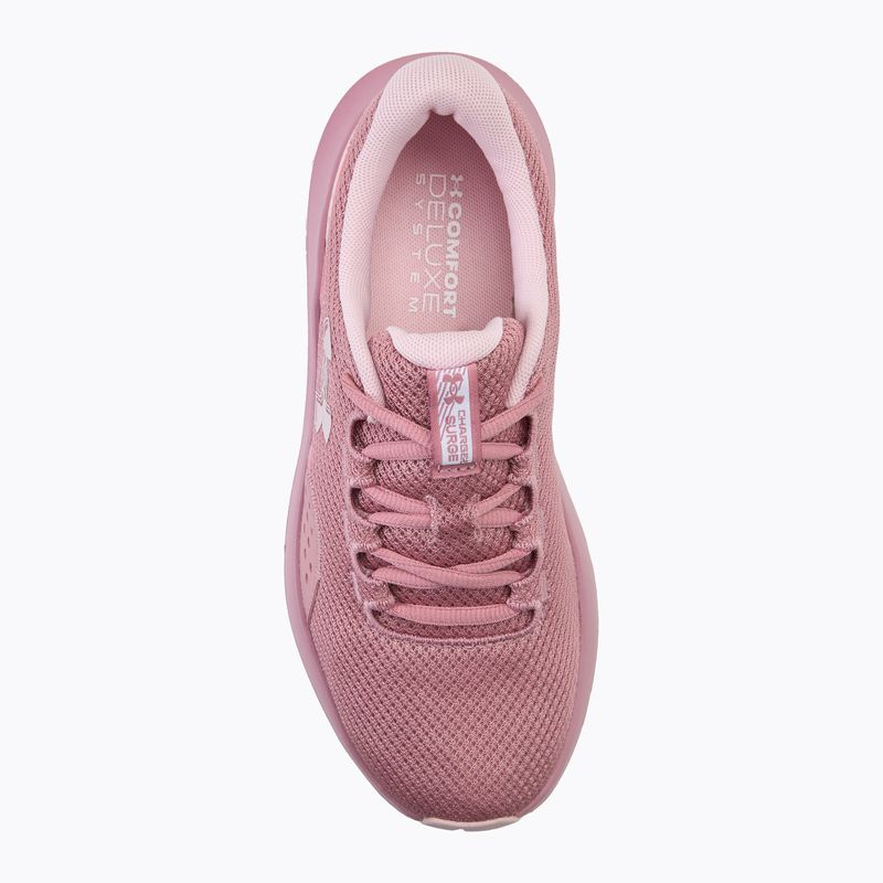 Under Armour Charged Surge 4 ροζ elixir/prime pink/pink elixir γυναικεία παπούτσια για τρέξιμο 5