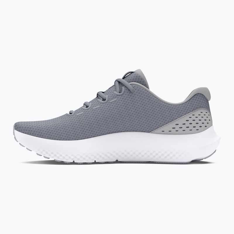 Under Armour Charged Surge 4 steel/mod gray/white ανδρικά παπούτσια για τρέξιμο 2