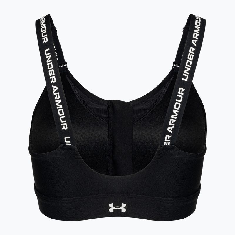  Αθλητικό σουτιέν Under Armour Infinity High Zip 2.0 black/white 2