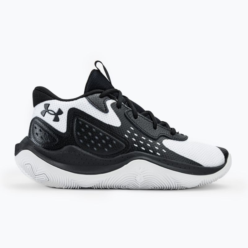 Under Armour Jet' 23 μαύρο/λευκό/μαύρο παπούτσια μπάσκετ 2