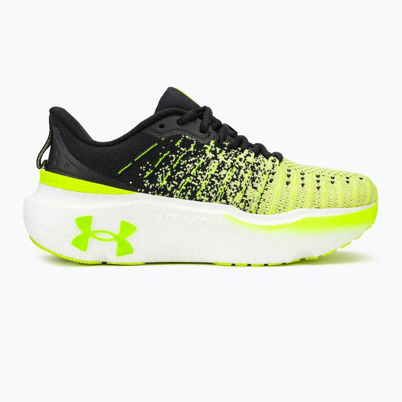 Under Armour Infinite Elite γυναικεία παπούτσια για τρέξιμο μαύρο/ηχοκίτρινο/κίτρινο υψηλής ορατότητας 2