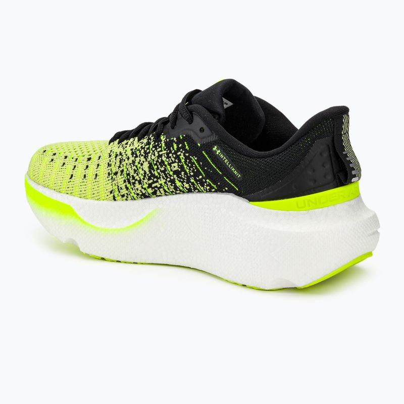 Under Armour Infinite Elite γυναικεία παπούτσια για τρέξιμο μαύρο/ηχοκίτρινο/κίτρινο υψηλής ορατότητας 3