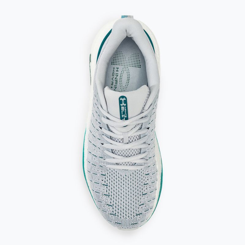 Under Armour Infinite Elite ανδρικά παπούτσια για τρέξιμο halo gray/halo gray/hydro teal 5