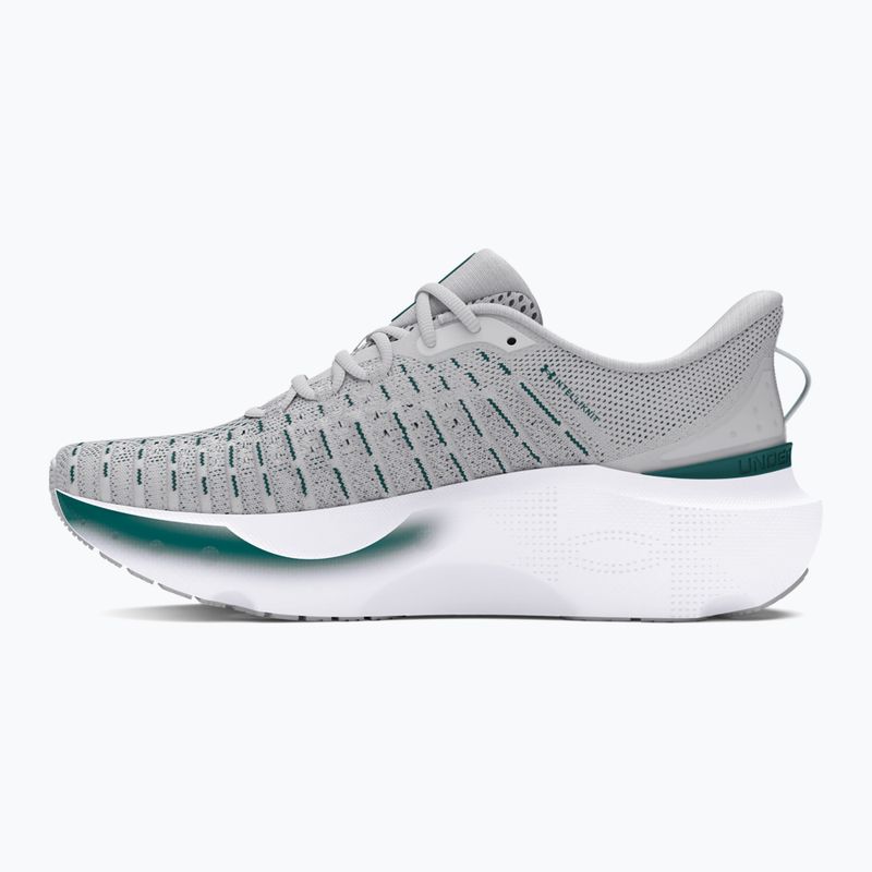 Under Armour Infinite Elite ανδρικά παπούτσια για τρέξιμο halo gray/halo gray/hydro teal 9