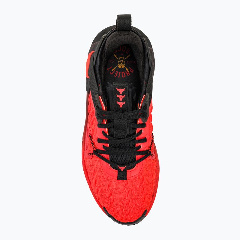 Under Armour Project Rock 6 phoenix fire/μαύρο/phoenix fire ανδρικά παπούτσια προπόνησης 5