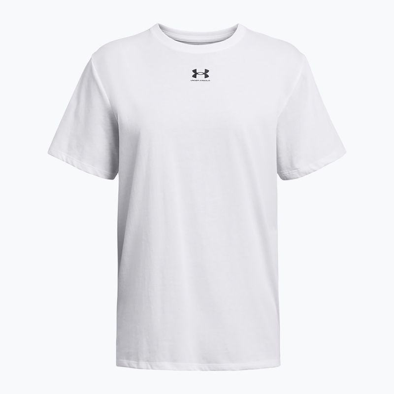 Γυναικείο μπλουζάκι Under Armour Campus Oversize white/black