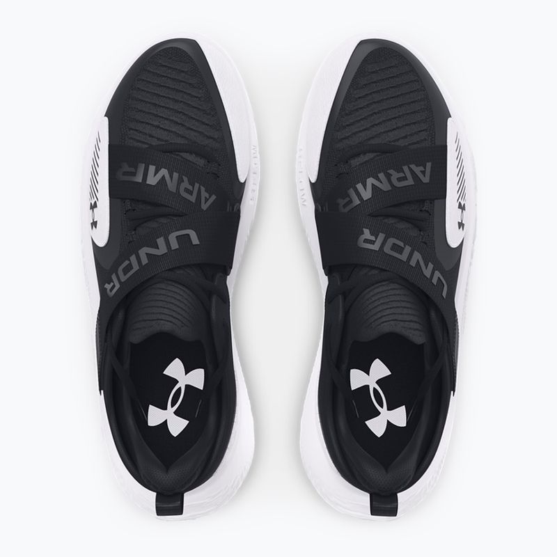 Under Armour Flow Futr X 4 μαύρο/λευκό/μαύρο παπούτσια μπάσκετ 4