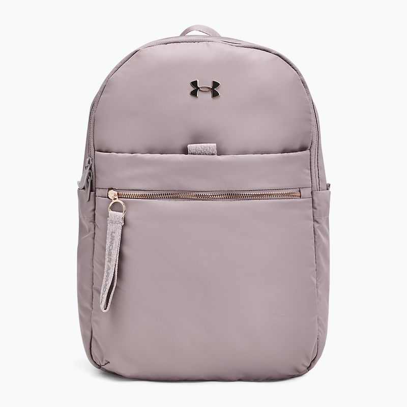 Under Armour Studio Campus BP γυναικείο σακίδιο πλάτης tetra grey / tetra grey / metallic rose gold