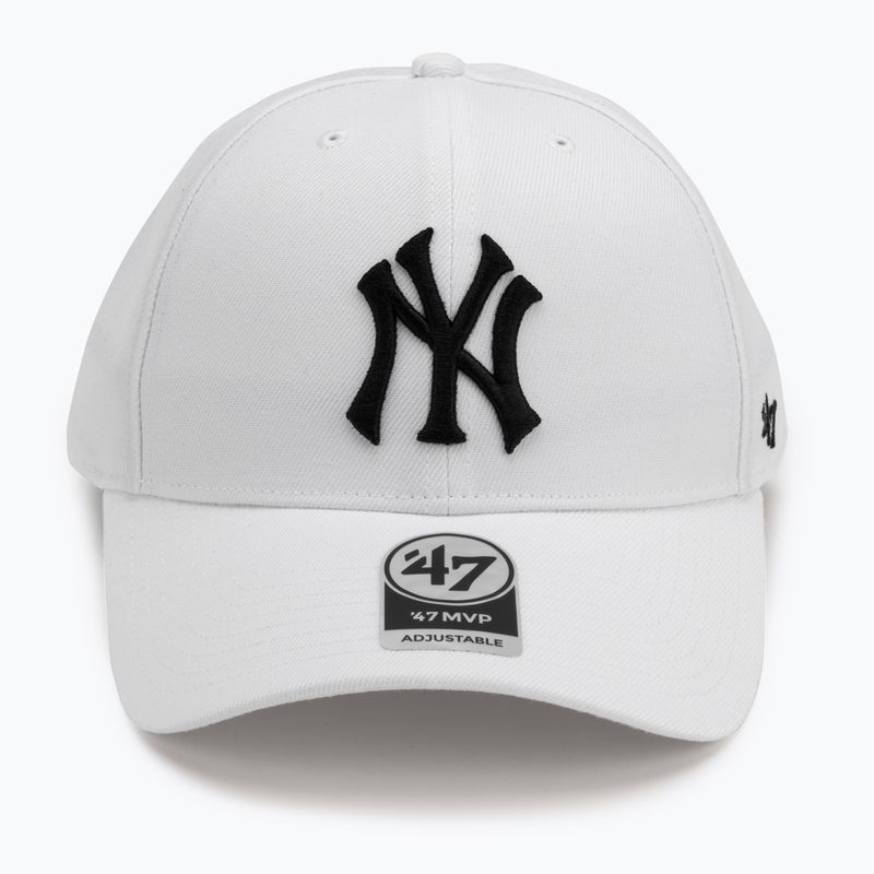 47 Brand MLB New York Yankees MVP SNAPBACK λευκό καπέλο του μπέιζμπολ 4