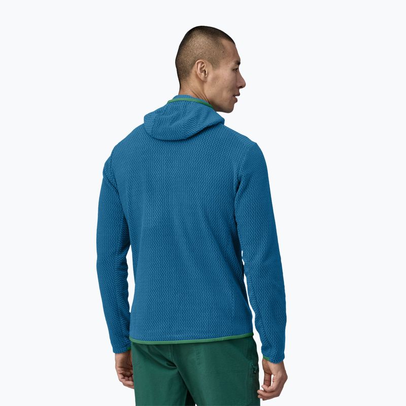 Ανδρικό Patagonia R1 Air Full-Zip σκάφος μπλε trekking φούτερ 2